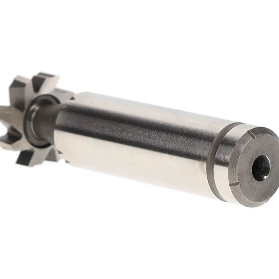 Woodruff Keyseat Cutter: 5/8" Cut Dia, 5/32" Cut Width, 1/2" Shank Dia, Staggered Tooth