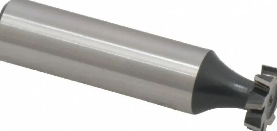 Woodruff Keyseat Cutter: 1/2" Cut Dia, 1/8" Cut Width, 1/2" Shank Dia, Staggered Tooth