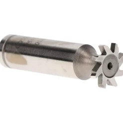 Woodruff Keyseat Cutter: 5/8" Cut Dia, 3/32" Cut Width, 1/2" Shank Dia, Staggered Tooth