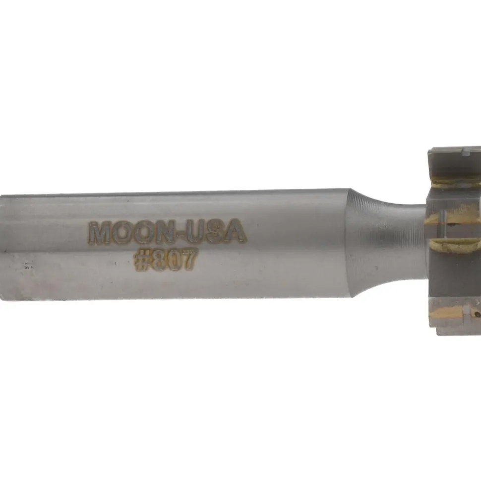 Woodruff Keyseat Cutter: 7/8" Cut Dia, 1/4" Cut Width, 1/2" Shank Dia, Straight Tooth