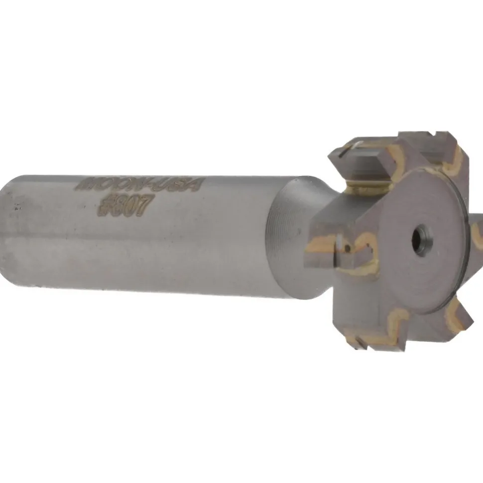 Woodruff Keyseat Cutter: 7/8" Cut Dia, 1/4" Cut Width, 1/2" Shank Dia, Straight Tooth