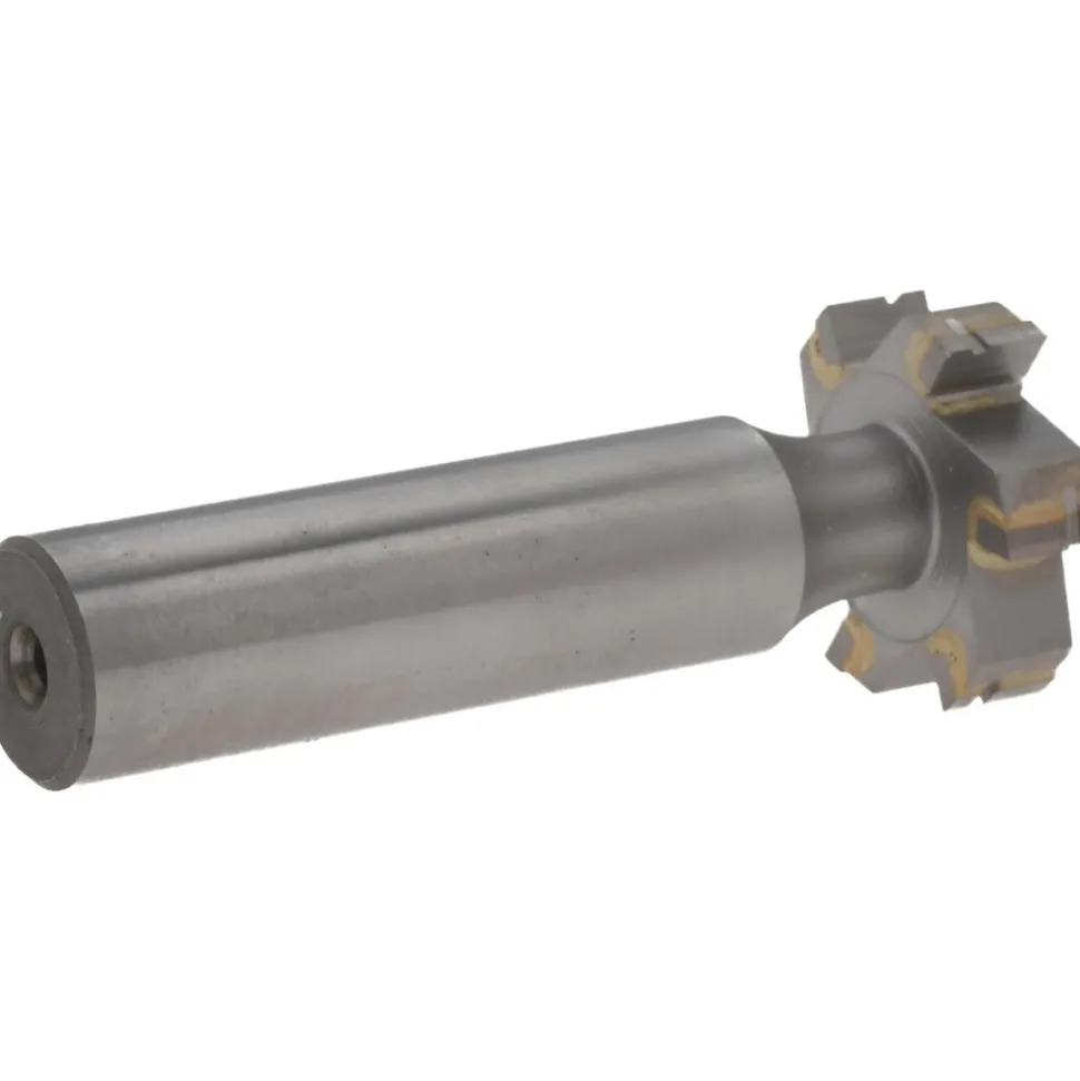 Woodruff Keyseat Cutter: 7/8" Cut Dia, 1/4" Cut Width, 1/2" Shank Dia, Straight Tooth