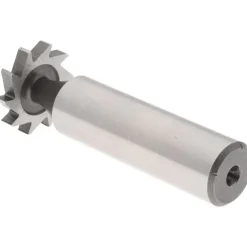 Woodruff Keyseat Cutter: 3/4" Cut Dia, 1/8" Cut Width, 1/2" Shank Dia, Straight Tooth