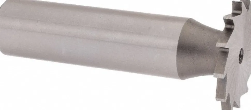 Woodruff Keyseat Cutter: 7/8" Cut Dia, 5/64" Cut Width, 1/2" Shank Dia, Straight Tooth