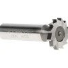 Woodruff Keyseat Cutter: 7/8" Cut Dia, 9/64" Cut Width, 1/2" Shank Dia, Straight Tooth