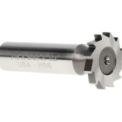 Woodruff Keyseat Cutter: 7/8" Cut Dia, 9/64" Cut Width, 1/2" Shank Dia, Straight Tooth