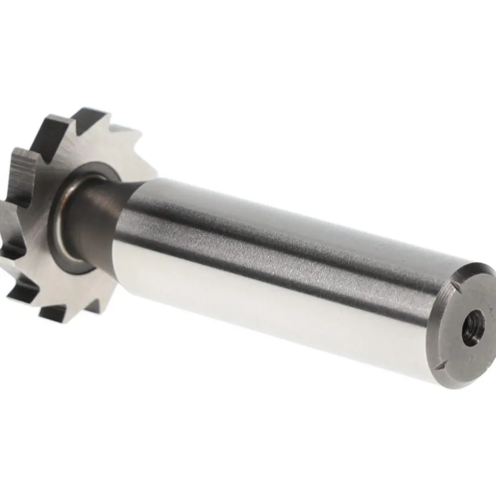 Woodruff Keyseat Cutter: 7/8" Cut Dia, 9/64" Cut Width, 1/2" Shank Dia, Straight Tooth