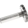 Woodruff Keyseat Cutter: 1-1/2" Cut Dia, 7/32" Cut Width, 1/2" Shank Dia, Straight Tooth