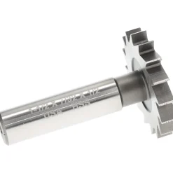 Woodruff Keyseat Cutter: 1-1/2" Cut Dia, 7/32" Cut Width, 1/2" Shank Dia, Straight Tooth