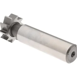 Woodruff Keyseat Cutter: 3/4" Cut Dia, 1/4" Cut Width, 1/2" Shank Dia, Straight Tooth