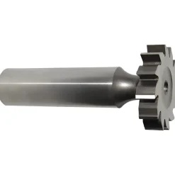 Woodruff Keyseat Cutter: 5/8" Cut Dia, 3/32" Cut Width, 1/2" Shank Dia, Staggered Tooth