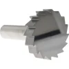 Woodruff Keyseat Cutter: 1-1/2" Cut Dia, 3/8" Cut Width, 1/2" Shank Dia, Straight Tooth