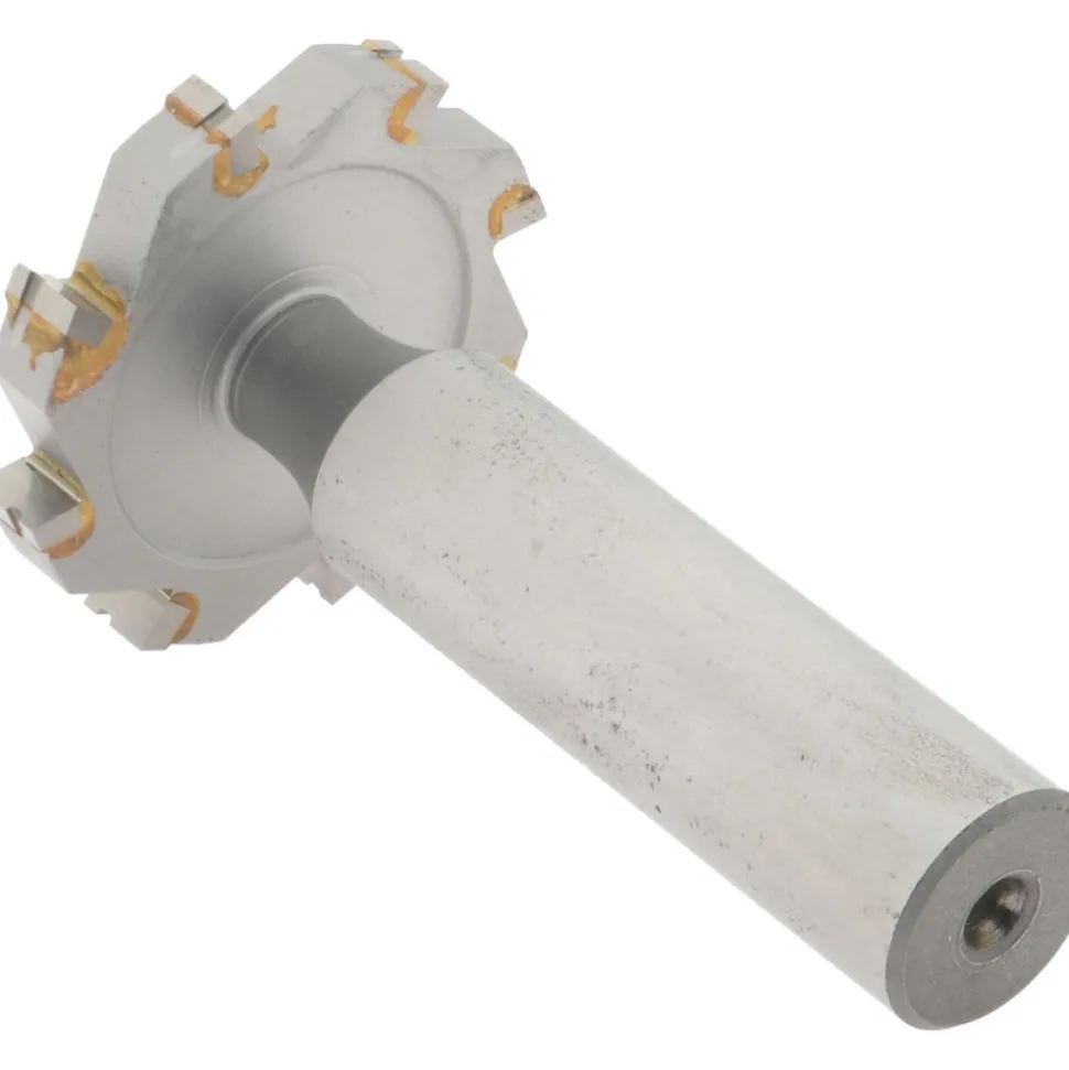 Woodruff Keyseat Cutter: 1-1/4" Cut Dia, 3/16" Cut Width, 1/2" Shank Dia, Straight Tooth