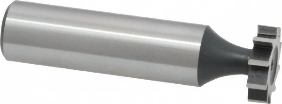 Woodruff Keyseat Cutter: 5/8" Cut Dia, 5/32" Cut Width, 1/2" Shank Dia, Straight Tooth