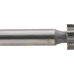 Woodruff Keyseat Cutter: 3/4" Cut Dia, 1/4" Cut Width, 1/2" Shank Dia, Straight Tooth