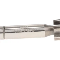 Woodruff Keyseat Cutter: 3/4" Cut Dia, 1/4" Cut Width, 1/2" Shank Dia, Straight Tooth