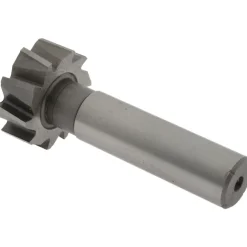 Woodruff Keyseat Cutter: 1" Cut Dia, 3/8" Cut Width, 1/2" Shank Dia, Staggered Tooth
