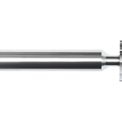 Woodruff Keyseat Cutter: 1/2" Cut Dia, 3/64" Cut Width, 3/8" Shank Dia, Straight Tooth