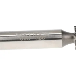 Woodruff Keyseat Cutter: 5/8" Cut Dia, 1/16" Cut Width, 1/2" Shank Dia, Straight Tooth