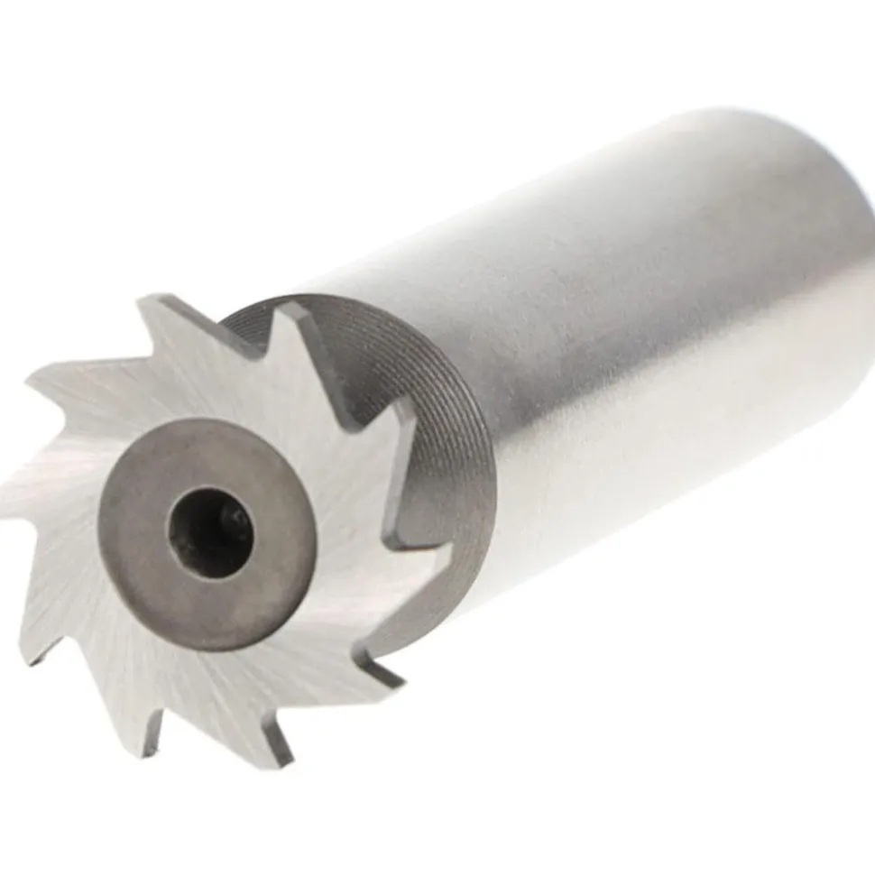 Woodruff Keyseat Cutter: 5/8" Cut Dia, 1/16" Cut Width, 1/2" Shank Dia, Straight Tooth