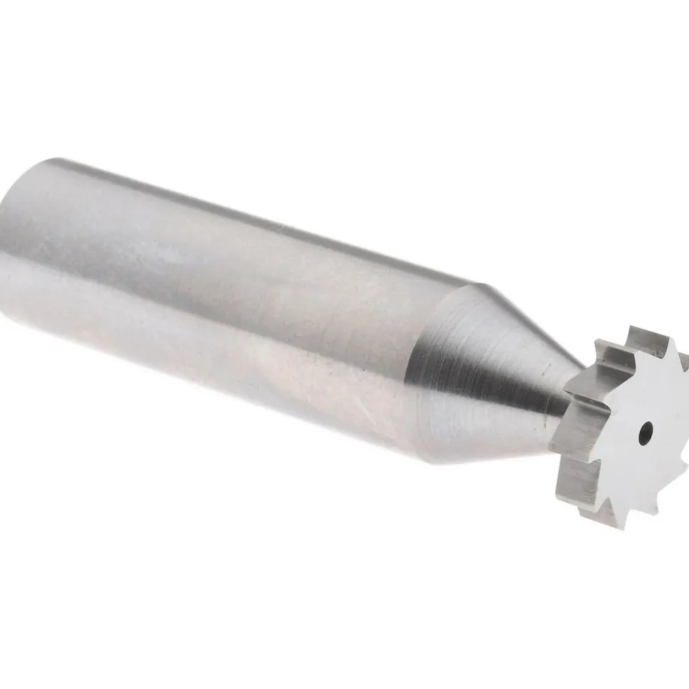 Woodruff Keyseat Cutter: 1/2" Cut Dia, 1/8" Cut Width, 1/2" Shank Dia, Straight Tooth