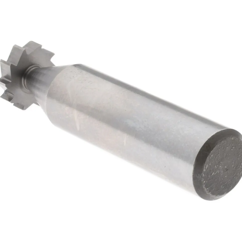 Woodruff Keyseat Cutter: 1/2" Cut Dia, 1/8" Cut Width, 1/2" Shank Dia, Straight Tooth
