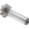 Woodruff Keyseat Cutter: 1" Cut Dia, 5/16" Cut Width, 1/2" Shank Dia, Staggered Tooth
