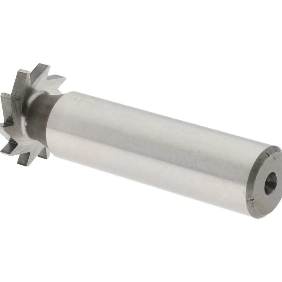 Woodruff Keyseat Cutter: 3/4" Cut Dia, 3/32" Cut Width, 1/2" Shank Dia, Straight Tooth