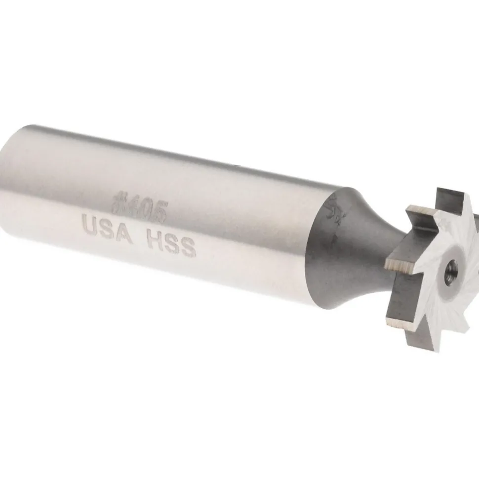 Woodruff Keyseat Cutter: 5/8" Cut Dia, 1/8" Cut Width, 1/2" Shank Dia, Straight Tooth