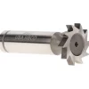 Woodruff Keyseat Cutter: 7/8" Cut Dia, 5/32" Cut Width, 1/2" Shank Dia, Straight Tooth