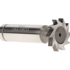 Woodruff Keyseat Cutter: 7/8" Cut Dia, 5/32" Cut Width, 1/2" Shank Dia, Straight Tooth