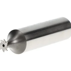 Woodruff Keyseat Cutter: 1/4" Cut Dia, 1/64" Cut Width, 1/2" Shank Dia, Straight Tooth
