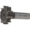 Woodruff Keyseat Cutter: 1-1/4" Cut Dia, 3/8" Cut Width, 1/2" Shank Dia, Straight Tooth