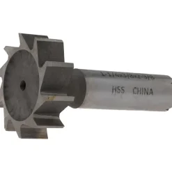 Woodruff Keyseat Cutter: 1-1/4" Cut Dia, 3/8" Cut Width, 1/2" Shank Dia, Straight Tooth