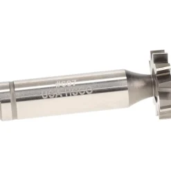 Woodruff Keyseat Cutter: 7/8" Cut Dia, 3/16" Cut Width, 1/2" Shank Dia, Staggered Tooth