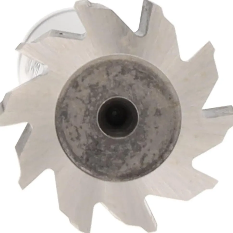 Woodruff Keyseat Cutter: 7/8" Cut Dia, 3/16" Cut Width, 1/2" Shank Dia, Staggered Tooth