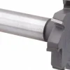 Woodruff Keyseat Cutter: 1-1/2" Cut Dia, 1/4" Cut Width, 1/2" Shank Dia, Staggered Tooth