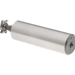 Woodruff Keyseat Cutter: 3/8" Cut Dia, 1/16" Cut Width, 1/2" Shank Dia, Straight Tooth