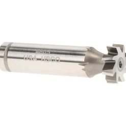 Woodruff Keyseat Cutter: 5/8" Cut Dia, 3/16" Cut Width, 1/2" Shank Dia, Staggered Tooth