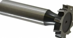 Woodruff Keyseat Cutter: 1" Cut Dia, 3/16" Cut Width, 1/2" Shank Dia, Staggered Tooth