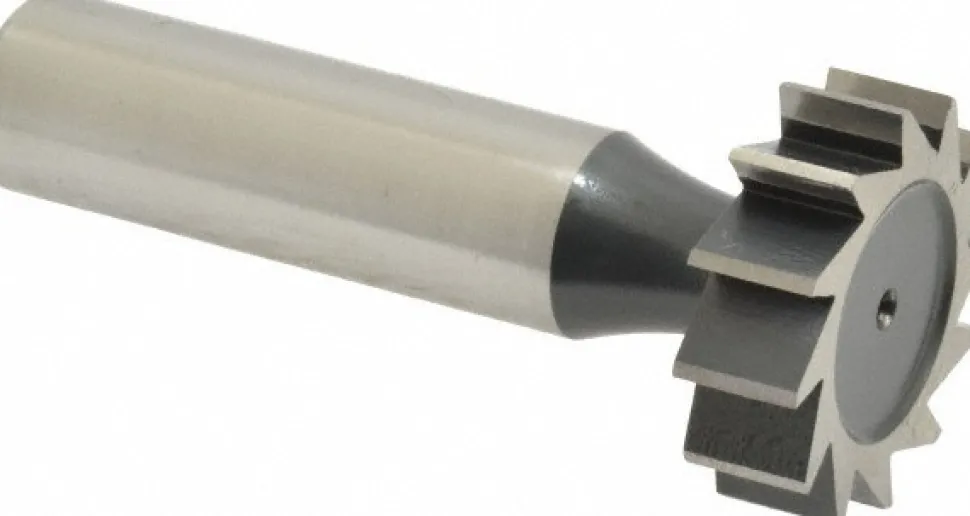 Woodruff Keyseat Cutter: 1" Cut Dia, 5/16" Cut Width, 1/2" Shank Dia, Straight Tooth