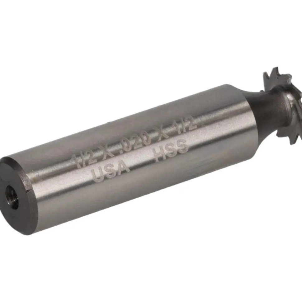 Woodruff Keyseat Cutter: 1/2" Cut Dia, 1/2" Shank Dia, Straight Tooth
