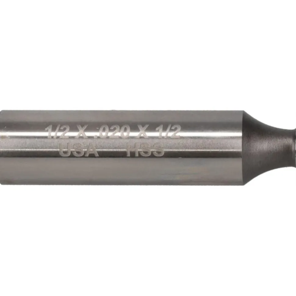Woodruff Keyseat Cutter: 1/2" Cut Dia, 1/2" Shank Dia, Straight Tooth