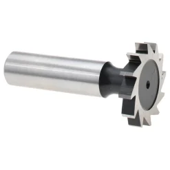 Woodruff Keyseat Cutter: 1-1/8" Cut Dia, 3/16" Cut Width, 1/2" Shank Dia, Straight Tooth