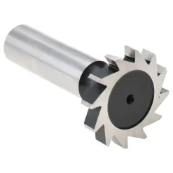 Woodruff Keyseat Cutter: 1-1/8" Cut Dia, 3/16" Cut Width, 1/2" Shank Dia, Straight Tooth