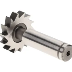 Woodruff Keyseat Cutter: 1-1/4" Cut Dia, 1/4" Cut Width, 1/2" Shank Dia, Straight Tooth