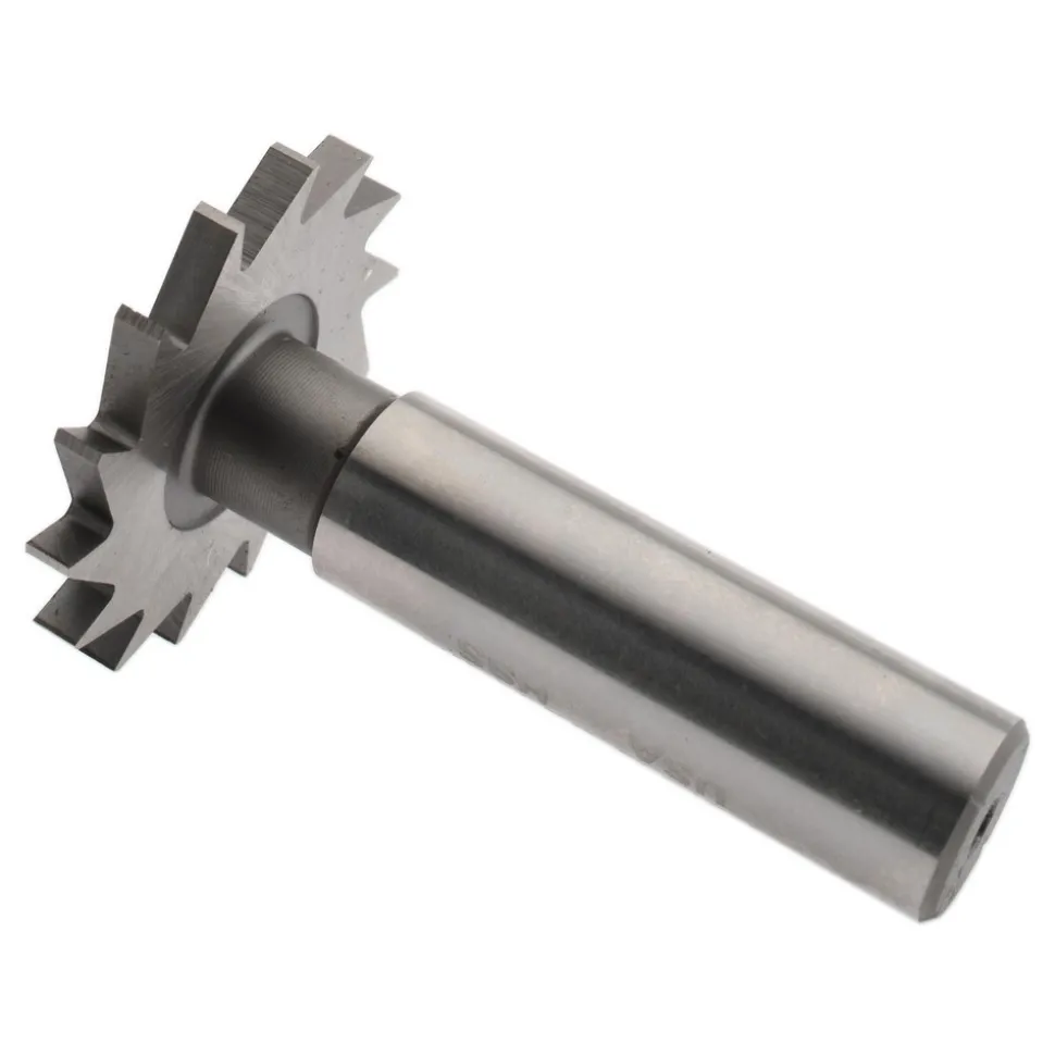 Woodruff Keyseat Cutter: 1-3/8" Cut Dia, 1/8" Cut Width, 1/2" Shank Dia, Straight Tooth