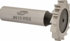 Woodruff Keyseat Cutter: 1-17/64" Cut Dia, 3/16" Cut Width, 1/2" Shank Dia, Straight Tooth