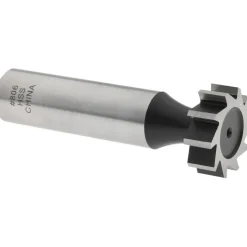 Woodruff Keyseat Cutter: 3/4" Cut Dia, 1/4" Cut Width, 1/2" Shank Dia, Straight Tooth