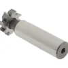 Woodruff Keyseat Cutter: 3/4" Cut Dia, 3/16" Cut Width, 1/2" Shank Dia, Staggered Tooth